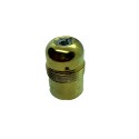 Portalámparas metálico latonado vintage e27