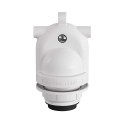 Portalámparas e27 con gel para exterior doble salida ip65 blanco