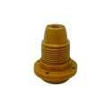 Portalámparas e14 asf todo rosca + 2 arandelas, oro brillante