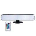 Lámpara led luz blanca y de colores con control remoto 24,5 x 3,5 x 4 cm
