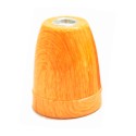 Portalámparas cerámico vintage e27 4 a 100 w 250 v~ color efecto madera, ø47 x 59 mm