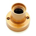 Portalámparas superficie e27 4 a 250 v~ dorado ø67 x 57 mm