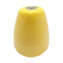 Portalámparas cerámico vintage e27 4 a 100 w 250 v~ amarillo, ø47 x 59 mm