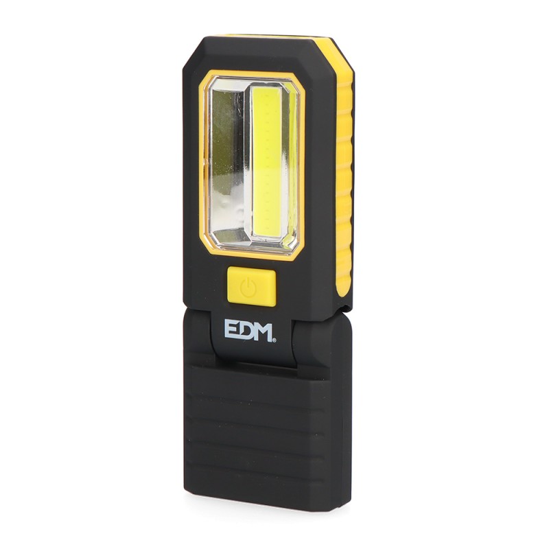 Linterna led cob xl 150 lm + 3 mini led 7 lm, con gancho e iman 3 x aaa (incluidas)