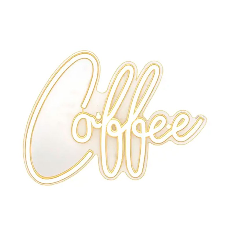 Luz led neón decorativa coffee