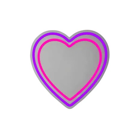 Luz led neón decorativa corazón