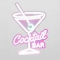 Luz led neón decorativa cocktail bar, modelos variados, 30 x 38 cm