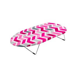 Tabla de planchar de sobremesa, alcor, modelo zig-zag, 34 x 75 cm