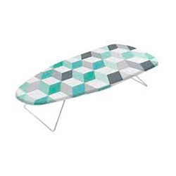 Tabla de planchar de sobremesa, alcor, modelo cubos, 34 x 75 cm