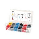 Caja punteras para cables, juego 800 piezas
