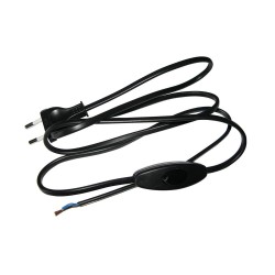 Conexión eléctrica con interruptor de mano, lfm 275/100-50, negro