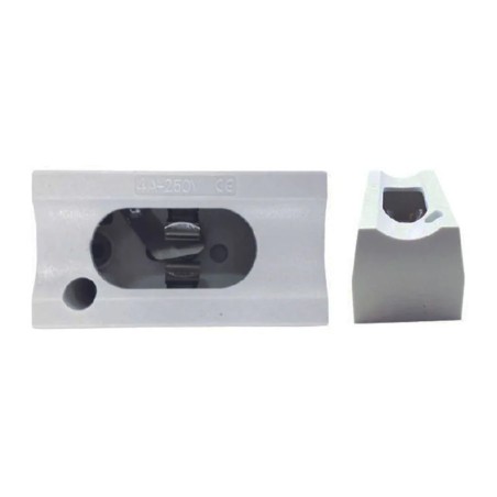 Portalámparas linestra, modelo s14s, blanco, 1 contacto, 6,5 x 3,5 x 3,4 cm
