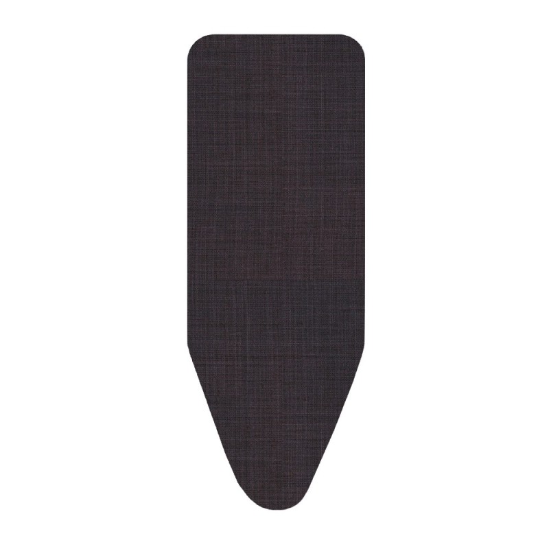 Funda cotton plus nature, lino negro, para tablas de planchar de 125 x 40 cm