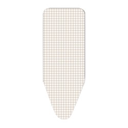 Funda cotton plus nature, cuadros vichy, para tablas de planchar de 125 x 40 cm