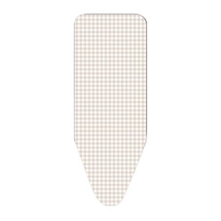 Funda cotton plus nature, cuadros vichy, para tablas de planchar de 125 x 40 cm