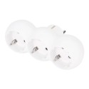 Adaptador triple frontal schuko 2p+t 16a 250v~, blanco