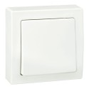 Conmutador superficie, 10ax 250 v~, ip20, serie simon 73 loft, blanco, retractilado