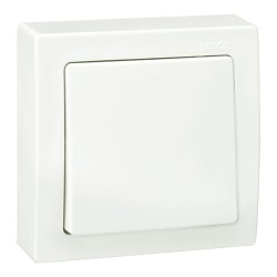 Conmutador superficie, 10ax 250 v~, ip20, serie simon 73 loft, blanco, retractilado