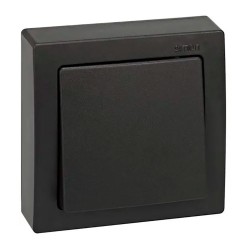 Conmutador de cruce, superficie, 10ax 250v~, ip20, serie simon73 loft, grafito, retractilado