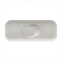 Interruptor de paso, plano, 2 a 250 v, blanco, retractilado