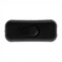 Interruptor de paso, plano, 2 a 250 v, negro, retractilado