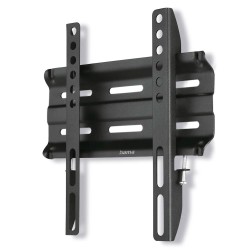 Soporte mural televisor, negro, fijo, de 19 a 48 pulg, carga máx. 25 kg