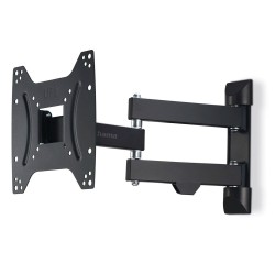 Soporte mural tv, negro, articulado, doble brazo, de 19 a 48 pulg, carga máx. 20 kg
