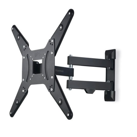 Soporte mural televisor, negro, doble brazo articulado, de 32 a 65 pulg, carga máx. 25 kg