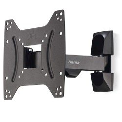 Soporte mural televisor, negro, articulado, de 19 a 48 pulg, carga máx. 20 kg