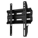 Soporte mural tv, negro, fijo, de 19 a 48 pulg, carga máx. 25 kg