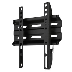 Soporte mural tv, negro, fijo, de 19 a 48 pulg, carga máx. 25 kg