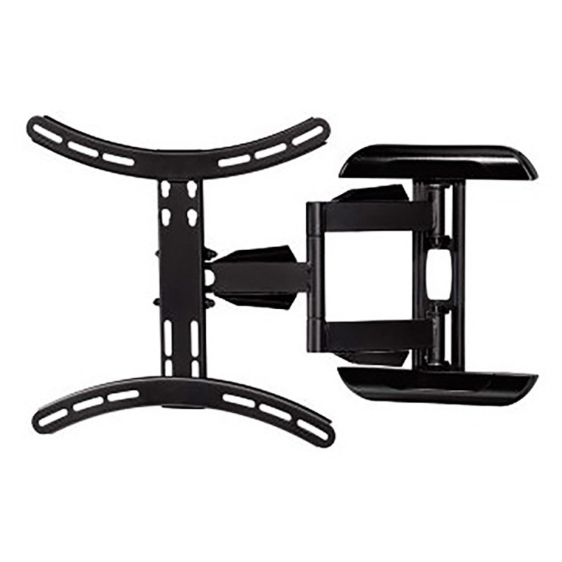 Soporte mural tv, negro, doble brazo articulado, de 32 a 65 pulg, carga máx. 35 kg