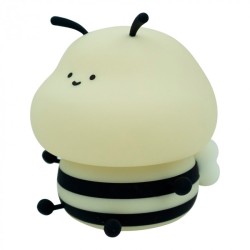 Lámpara nocturna led rgb recargable modelo abeja