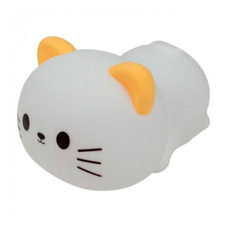 Lámpara nocturna led rgb recargable con sonido modelo gatito dulce