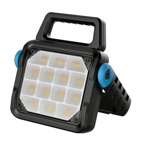Foco led profesional de trabajo fp-40, recargable, 4cct, 60 w, 6500 lm, 8000 mah, 224 x 53 x 245 mm