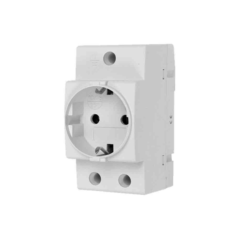 Toma de corriente tipo schuko t/tl 16a modular